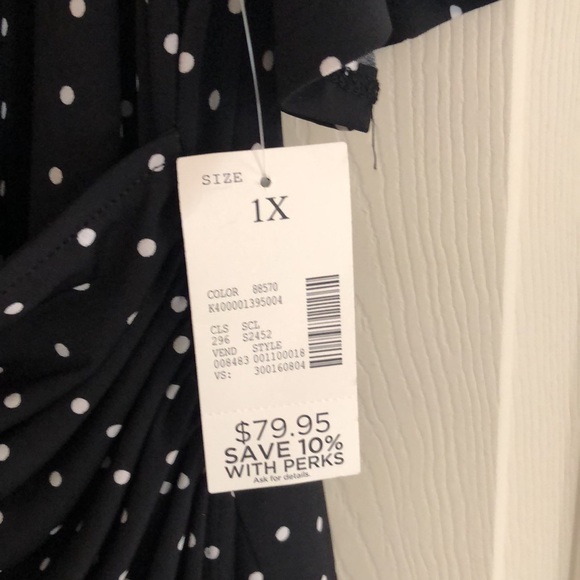 NWT women’s Plus faux wrap dress - Picture 5 of 5